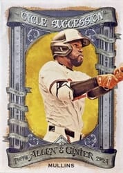 2024 Topps Allen & Ginter Cycle Succession Cedric Mullins (Baltimore Orioles) #CS-47 card