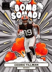 2023 Donruss Bomb Squad Cedric Tillman #BS-20 card