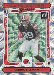 2023 Donruss Elite Series Rookies Cedric Tillman #24 card