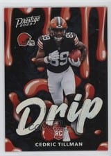 2023 Panini Prestige NFL Drip Cedric Tillman #20 card