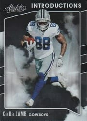 2020 Panini Absolute Introductions CeeDee Lamb #6 card