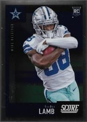 2020 Panini Chronicles 2020 Score Update Rookies CeeDee Lamb #451 card
