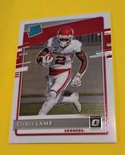 2020 Panini Chronicles Draft Picks Donruss Optic Rated Rookies CeeDee Lamb #5 card