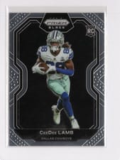 2020 Panini Chronicles Prizm Black CeeDee Lamb #PB-11 card