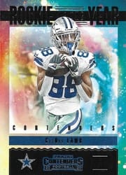 2020 Panini Contenders Rookie of the Year Contenders CeeDee Lamb #RY-CDL card