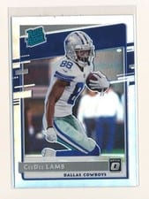 2020 Panini Donruss Optic CeeDee Lamb Holo #156 card