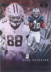2020 Panini Illusions Base Set CeeDee Lamb #18 card
