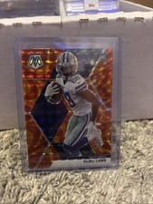 2020 Panini Mosaic CeeDee Lamb Reactive Gold #207 card