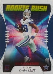 2020 Panini Rookies & Stars Rookie Rush CeeDee Lamb #RR-9 card