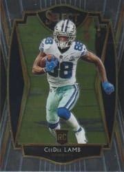 2020 Panini Select Base Set CeeDee Lamb #157 card