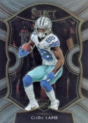 2020 Panini Select Base Set CeeDee Lamb #57 card