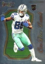 2020 Panini Select Select Certified Rookies CeeDee Lamb #SCR-7 card