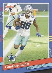 2021 Donruss Retro 1991 CeeDee Lamb #91-8 card