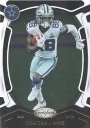 2021 Panini Certified Base Set CeeDee Lamb #51 card