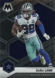 2021 Panini Mosaic Base Set CeeDee Lamb #62 card