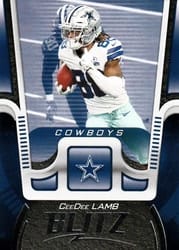 2021 Panini Playbook Blitz CeeDee Lamb #BTZ-CDL card
