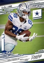 2021 Panini Prestige Base Set CeeDee Lamb #8 card
