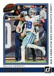 2022 Donruss Highlights CeeDee Lamb #H-CL card