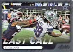 2022 Panini Absolute Last Call CeeDee Lamb #LC-8 card
