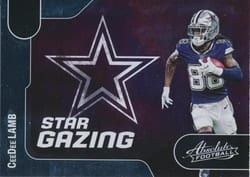 2022 Panini Absolute Star Gazing CeeDee Lamb #SG-19 card
