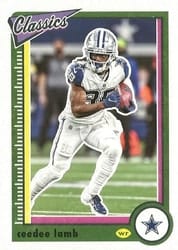 2022 Panini Classics Base Set CeeDee Lamb #27 card