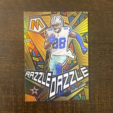 2022 Panini Mosaic Razzle Dazzle CeeDee Lamb #RD-13 card
