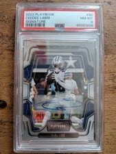 2022 Panini Playbook Signatures CeeDee Lamb #90 card