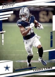 2022 Panini Prestige Base Set CeeDee Lamb #79 card