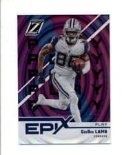 2022 Zenith Epix Purple CeeDee Lamb #EP-7 card