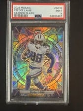 2023 Panini Mosaic Stained Glass CeeDee Lamb #SG-18 card