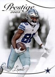2023 Panini Prestige Base Set CeeDee Lamb #77 card