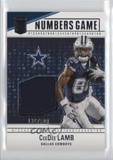 2024 Donruss Elite Numbers Game Jerseys CeeDee Lamb #NG-CLA card