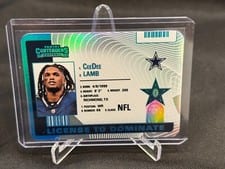 2024 Panini Contenders License to Dominate CeeDee Lamb #14 card