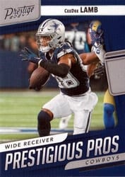 2024 Panini Prestige Prestigious Pros CeeDee Lamb #PP-CLB card