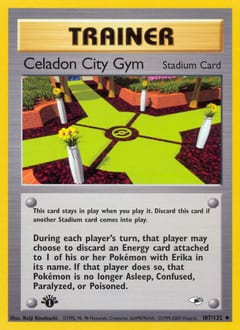 Gym Heroes Celadon City Gym #107 card