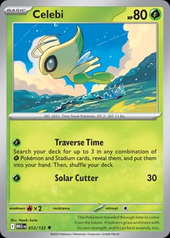 Mega Evolution Celebi #12 card