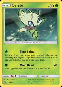 Unified Minds Celebi #4 card