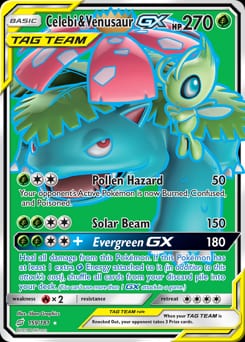 Team Up Celebi & Venusaur-GX #159 card