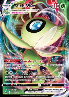 Chilling Reign Celebi VMAX #8 card