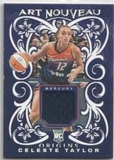 2024 Panini Origins WNBA Art Nouveau Memorabilia Celeste Taylor #AN-CT