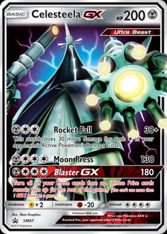 SM Black Star Promos Celesteela-GX #SM67 card