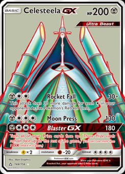 Ultra Prism Celesteela-GX #144 card