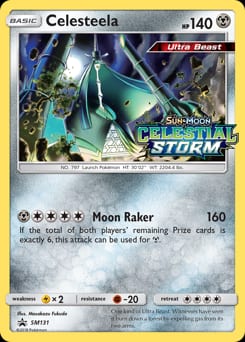 SM Black Star Promos Celesteela #SM131 card