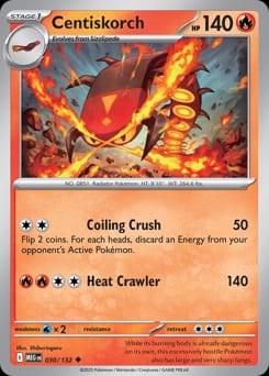 2025 Mega Evolution Centiskorch #30 card
