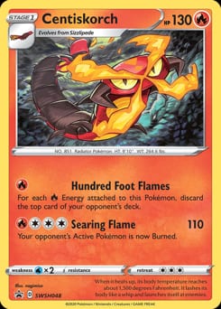 SWSH Black Star Promos Centiskorch #SWSH048 card