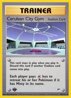 Gym Heroes Cerulean City Gym #108 card