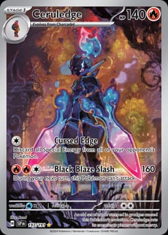 Surging Sparks Ceruledge #197 card