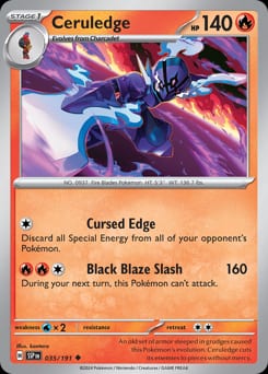 Surging Sparks Ceruledge #35 card