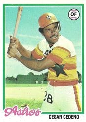 1978 Topps Base Set Cesar Cedeno #650 card