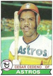 1979 Topps Base Set Cesar Cedeno #570 card